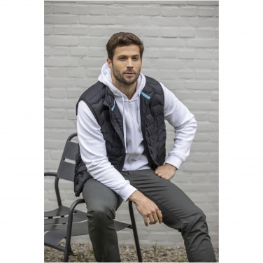 Logotrade Werbeartikel das Foto: Epidote Daunen-Bodywarmer aus recyceltem Material für Herren