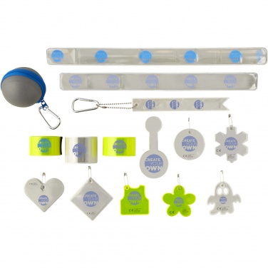 Logotrade Werbegeschenke das Foto: Musterbox mit reflektierenden Produkten