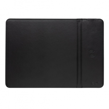 Logotrade Geschäftsgeschenke das Foto: Swiss Peak RCS recyceltes 10W Wireless-Charging PU Mauspad