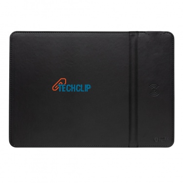 Logotrade werbemittel das Foto: Swiss Peak RCS recyceltes 10W Wireless-Charging PU Mauspad