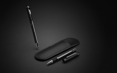 Logotrade Werbeartikel das Foto: Swiss Peak Deluxe Stifteset in PU-Etui