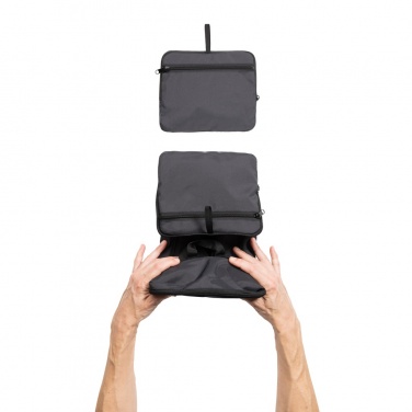 Logotrade werbemittel das Foto: Dillon AWARE™ RPET faltbarer klassischer Rucksack