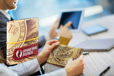 Logotrade werbemittel das Foto: Origami - Geldbörse 998117