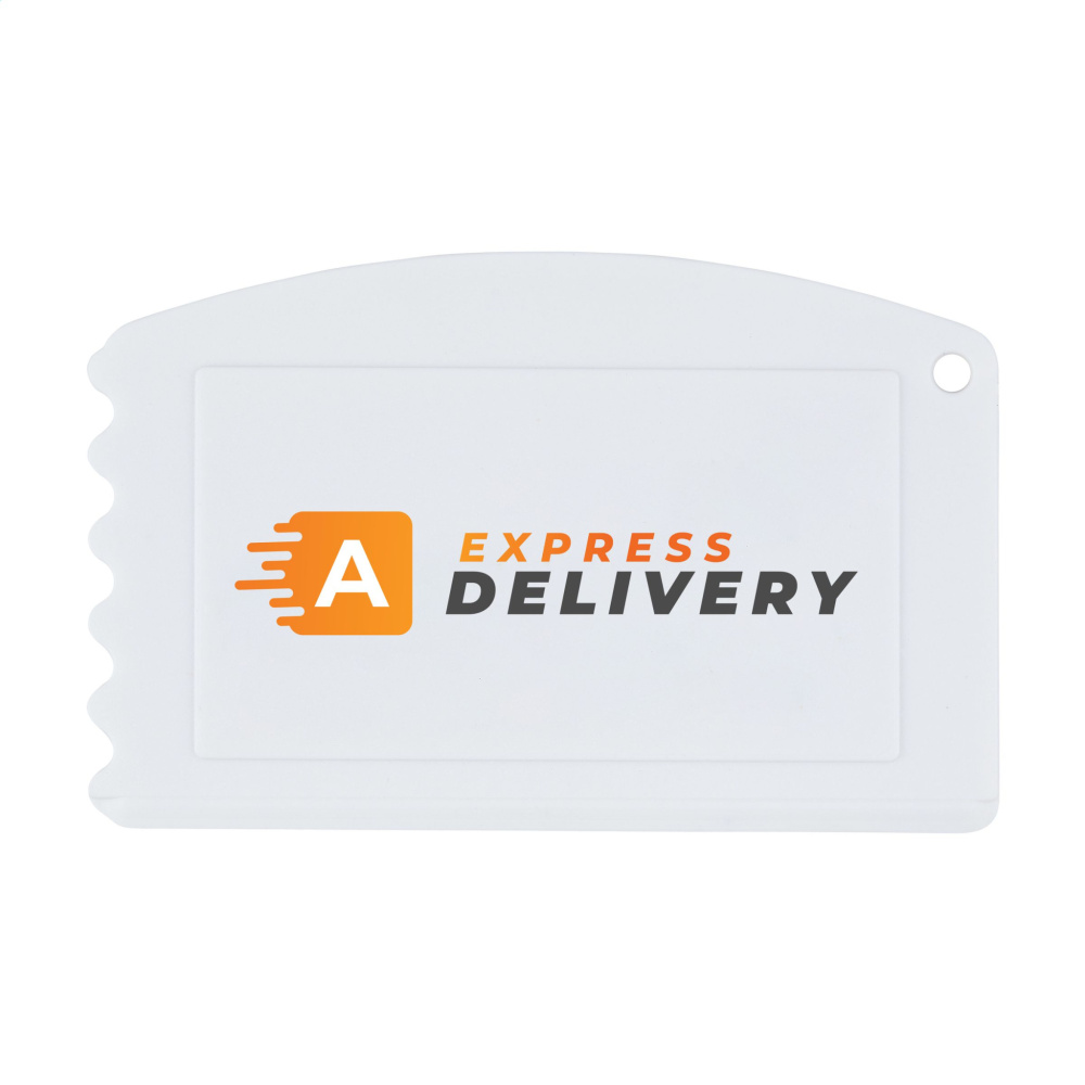 Logotrade Werbeartikel das Foto: Fjord recycelter Eiskratzer