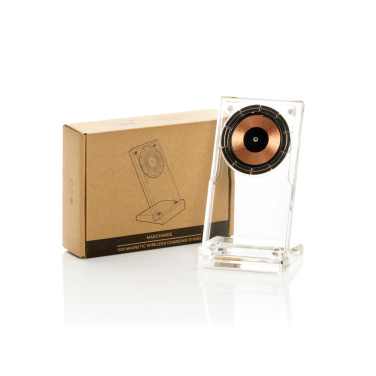 Logotrade Geschäftsgeschenke das Foto: Magcharge 15W magnetische Wireless-Charging-Stand