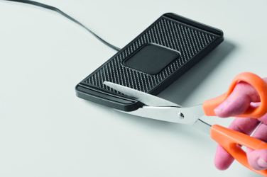 Logotrade Geschäftsgeschenke das Foto: Kabelloses Kfz-Ladepad 15W