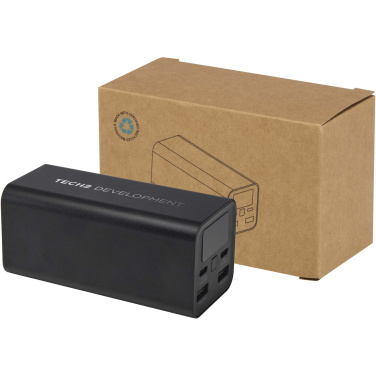Logotrade Werbegeschenke das Foto: Acamar 70 W 20.000 mAh Laptop Powerbank aus recyceltem Aluminium