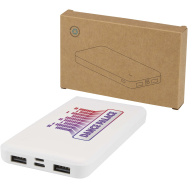 Logotrade Geschäftsgeschenke das Foto: Intan 10 W 10.000 mAh Powerbank aus recyceltem Kunststoff