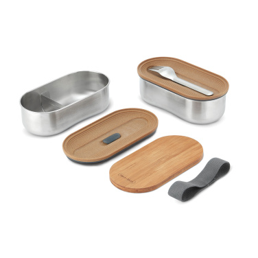 Logotrade werbemittel das Foto: Black+Blum Stainless Steel Double Bento Box