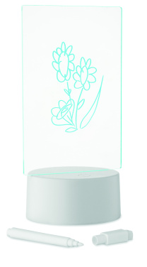 Logotrade werbemittel das Foto: Memoboard mit LED-Beleuchtung