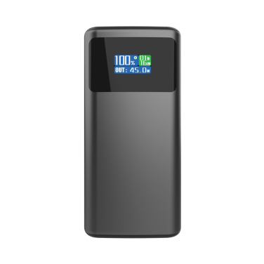 Logotrade Werbegeschenke das Foto: Quantum RCS Ultra-Fast 45W 10.000mAh Powerbank mit Display