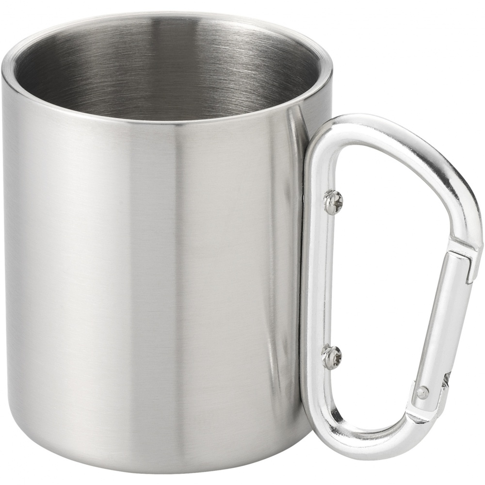 Logo trade promotional product photo of: Alps 200 ml insulated mug with carabiner
