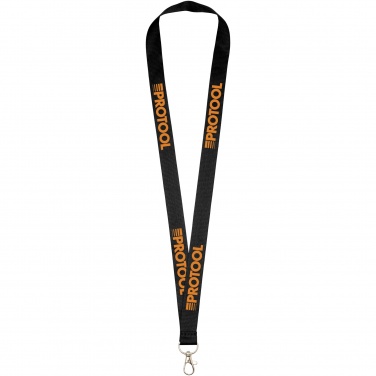 Logo trade promotional giveaways image of: Impey lanyard with convenient hook