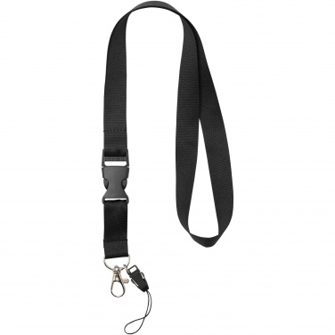 Logotrade advertising product picture of: Sagan phone holder lanyard with detachable buckle