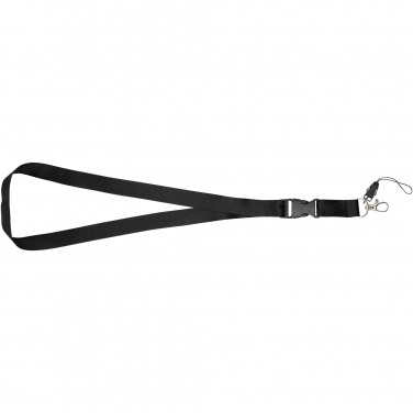 Logotrade promotional item picture of: Sagan phone holder lanyard with detachable buckle