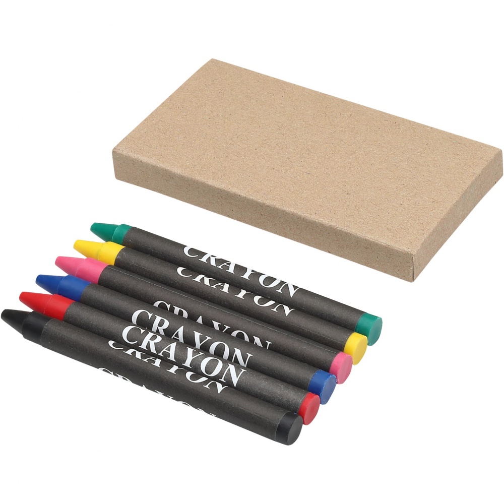 Logotrade advertising product image of: Ayo 6-piece coloured crayon set
