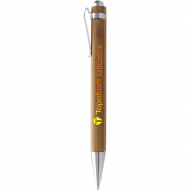 Logo trade promotional giveaways picture of: Celuk bamboo ballpoint pen