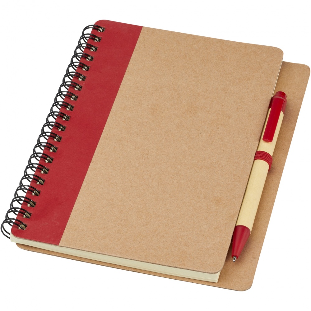 Logo trade promotional item photo of: Priestly recycled notebook with pen