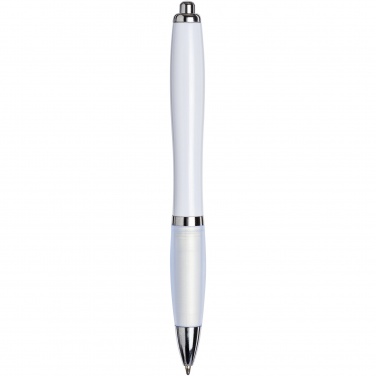 Logo trade promotional products picture of: Nash ballpoint pen with coloured barrel and grip