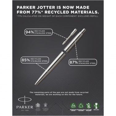 Logo trade corporate gifts image of: Parker Jotter ballpoint pen