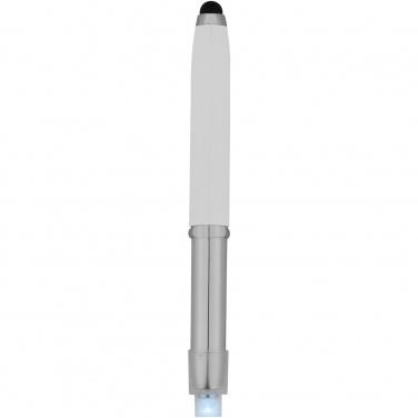 Logo trade promotional merchandise photo of: Xenon stylus ballpoint pen with LED light