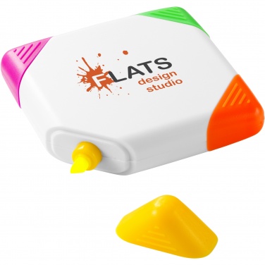 Logotrade promotional gifts photo of: Trafalgar square-shaped 4-colour highlighter