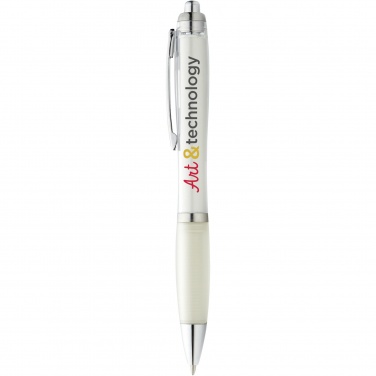 Logotrade promotional product picture of: Nash ballpoint pen coloured barrel and grip