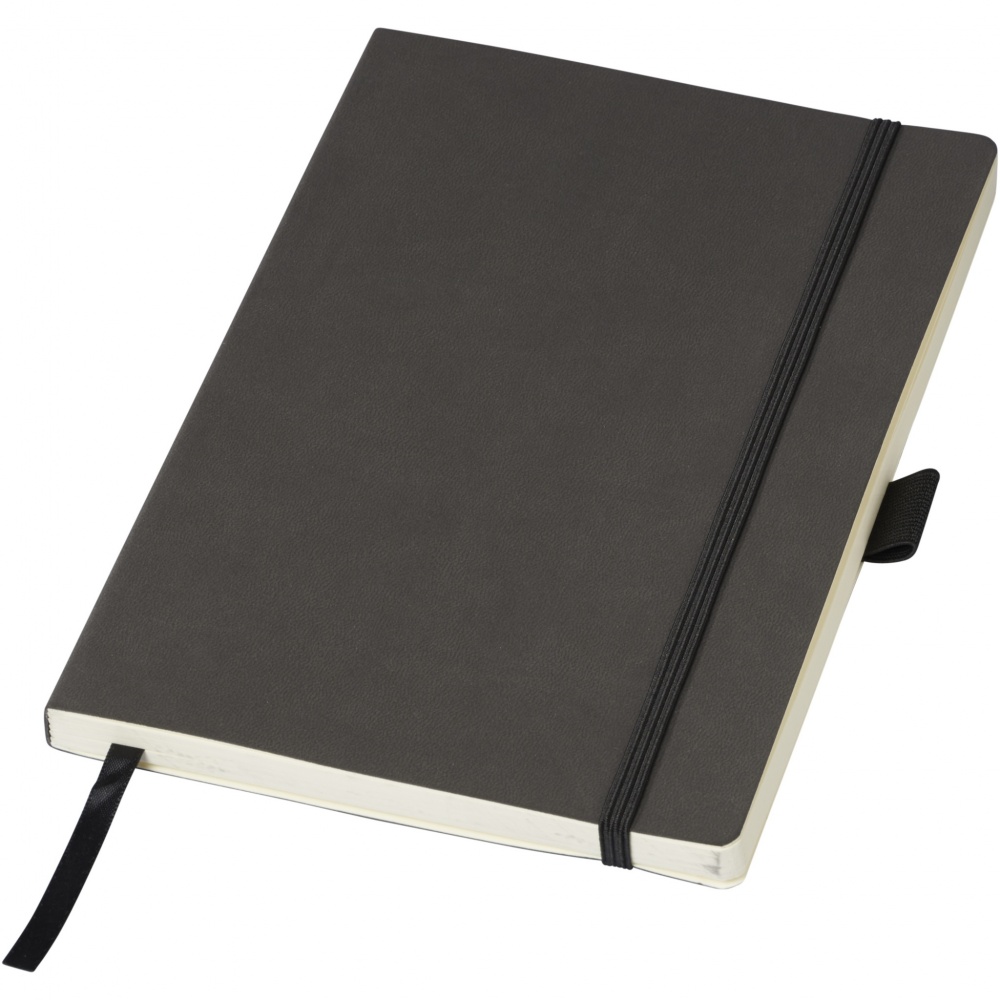 Logo trade corporate gift photo of: Revello A5 soft cover notebook