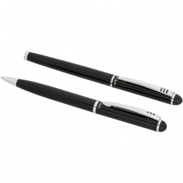 Logo trade promotional gifts image of: Andante duo pen gift set