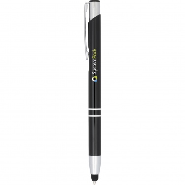 Logotrade promotional item picture of: Moneta anodized aluminium click stylus ballpoint pen