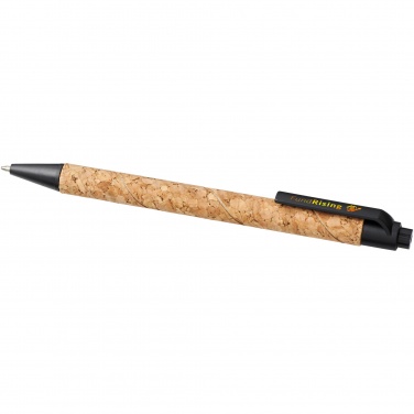 Logotrade promotional items photo of: Midar cork and wheat straw ballpoint pen