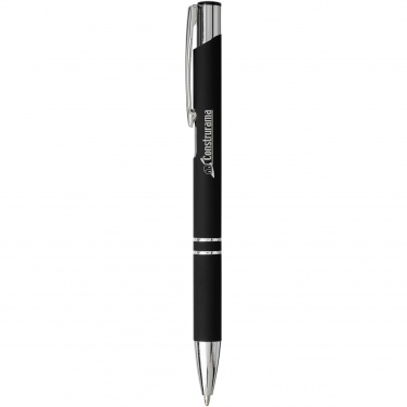 Logo trade promotional gifts picture of: Moneta soft touch ballpoint pen