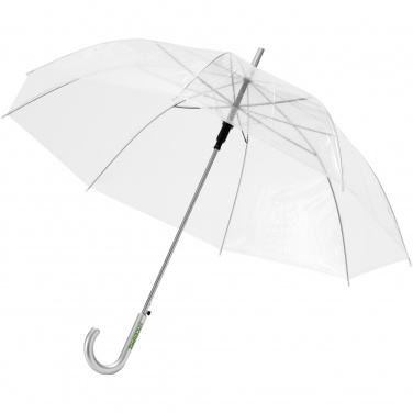 Logo trade promotional merchandise image of: Kate 23" transparent auto open umbrella