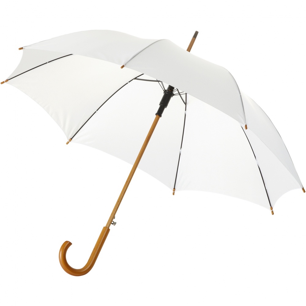 Logotrade promotional merchandise image of: Kyle 23" auto open umbrella wooden shaft and handle
