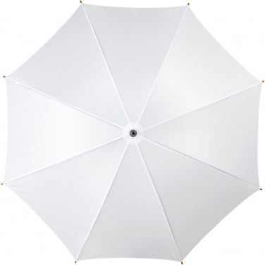 Logo trade corporate gift photo of: Kyle 23" auto open umbrella wooden shaft and handle