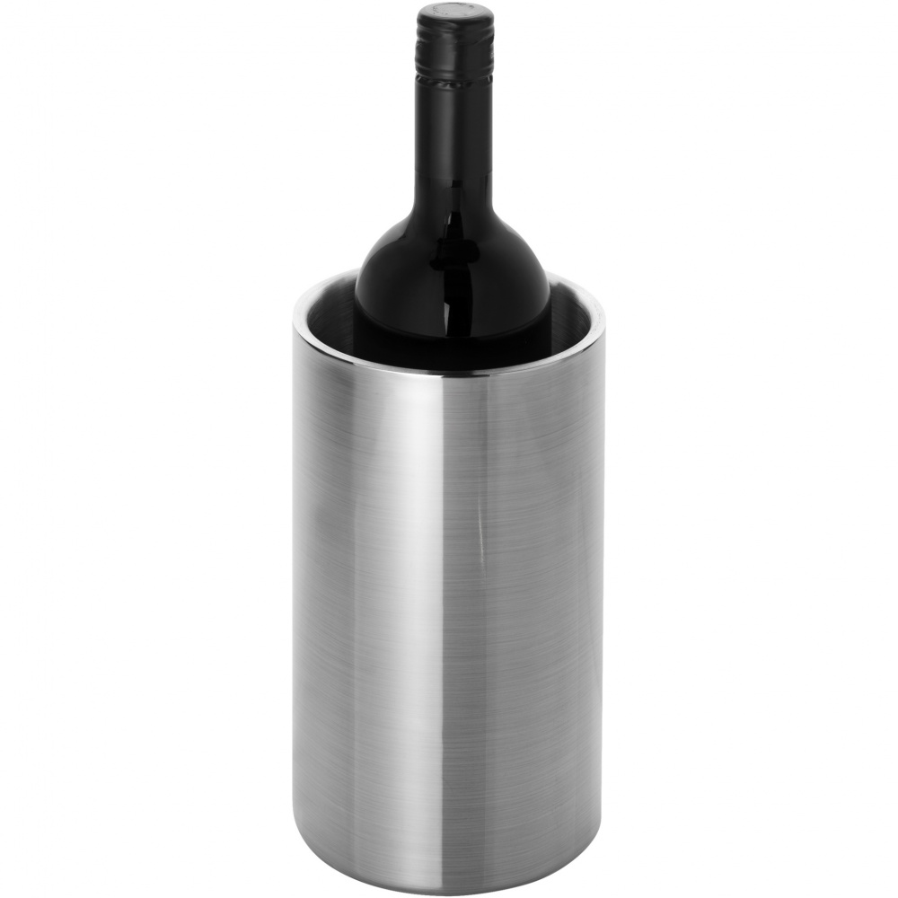 Logo trade promotional products image of: Cielo double-walled stainless steel wine cooler