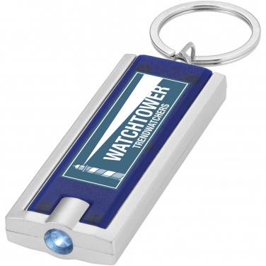 Logo trade promotional giveaways image of: Castor LED keychain light