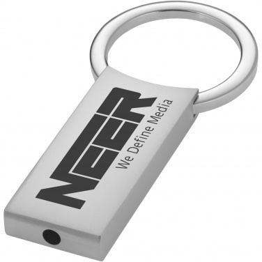 Logo trade promotional items image of: Omar rectangular keychain