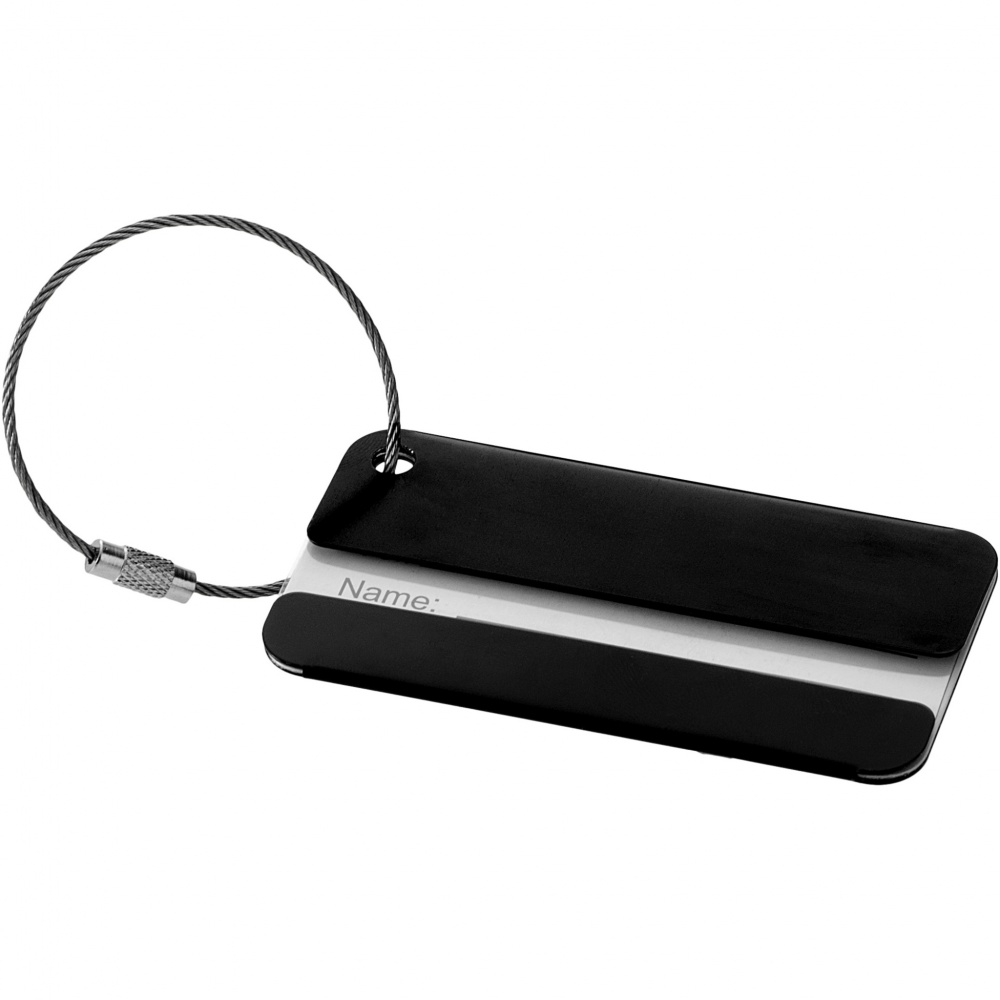 Logo trade promotional products image of: Discovery luggage tag