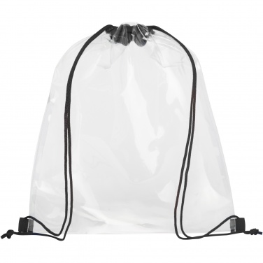 Logo trade promotional products picture of: Lancaster transparent drawstring bag 5L