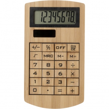Logotrade promotional products photo of: Eugene calculator made of bamboo