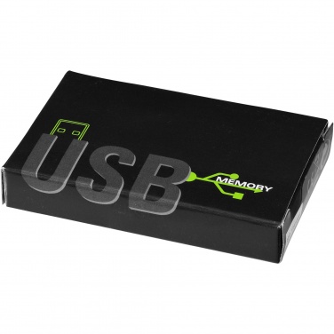 Logo trade promotional giveaway photo of: Slim card-shaped 2GB USB flash drive