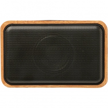 Logo trade promotional item photo of: Wooden 3W speaker with wireless charging pad