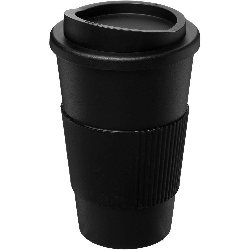Logo trade advertising products image of: Americano® 350 ml insulated tumbler with grip