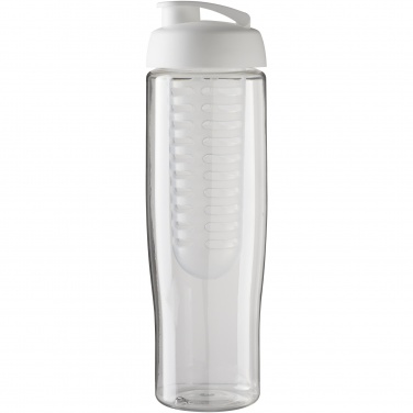 Logo trade business gifts image of: H2O Active® Tempo 700 ml flip lid sport bottle & infuser