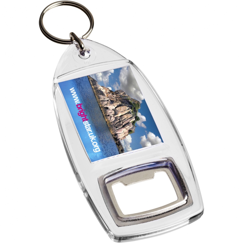 Logo trade promotional merchandise picture of: Jibe R1 bottle opener keychain