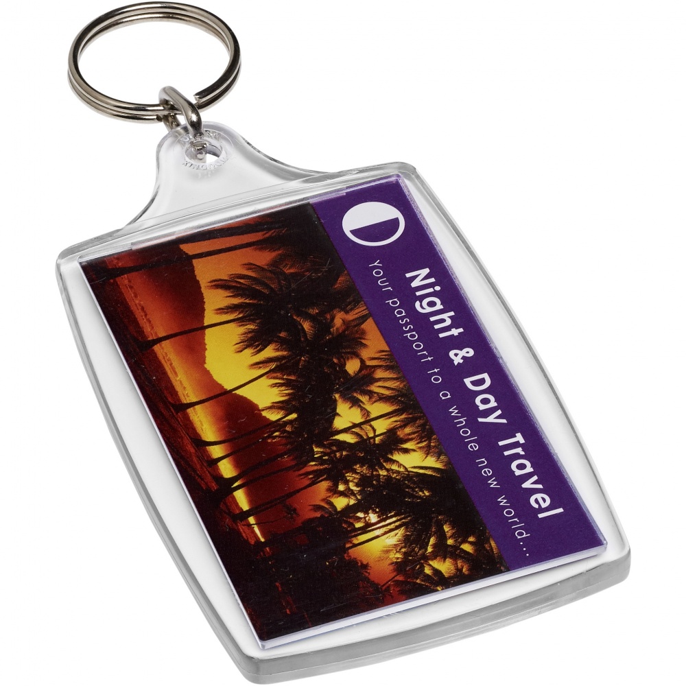 Logo trade promotional items image of: Orca L4 large keychain