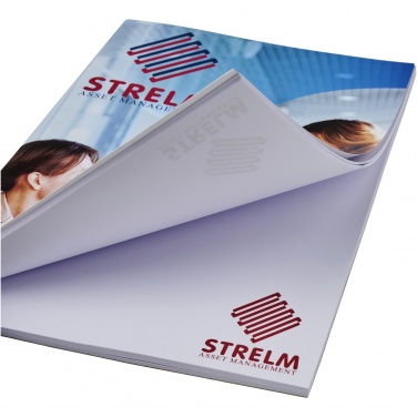 Logo trade promotional merchandise picture of: Desk-Mate® A5 notepad wrap over cover