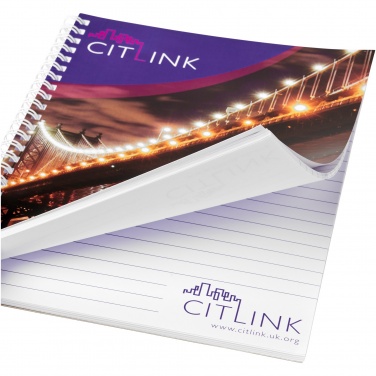Logo trade promotional product photo of: Desk-Mate® spiral A4 notebook