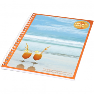 Logo trade promotional merchandise picture of: Desk-Mate® A5 notebook synthetic cover